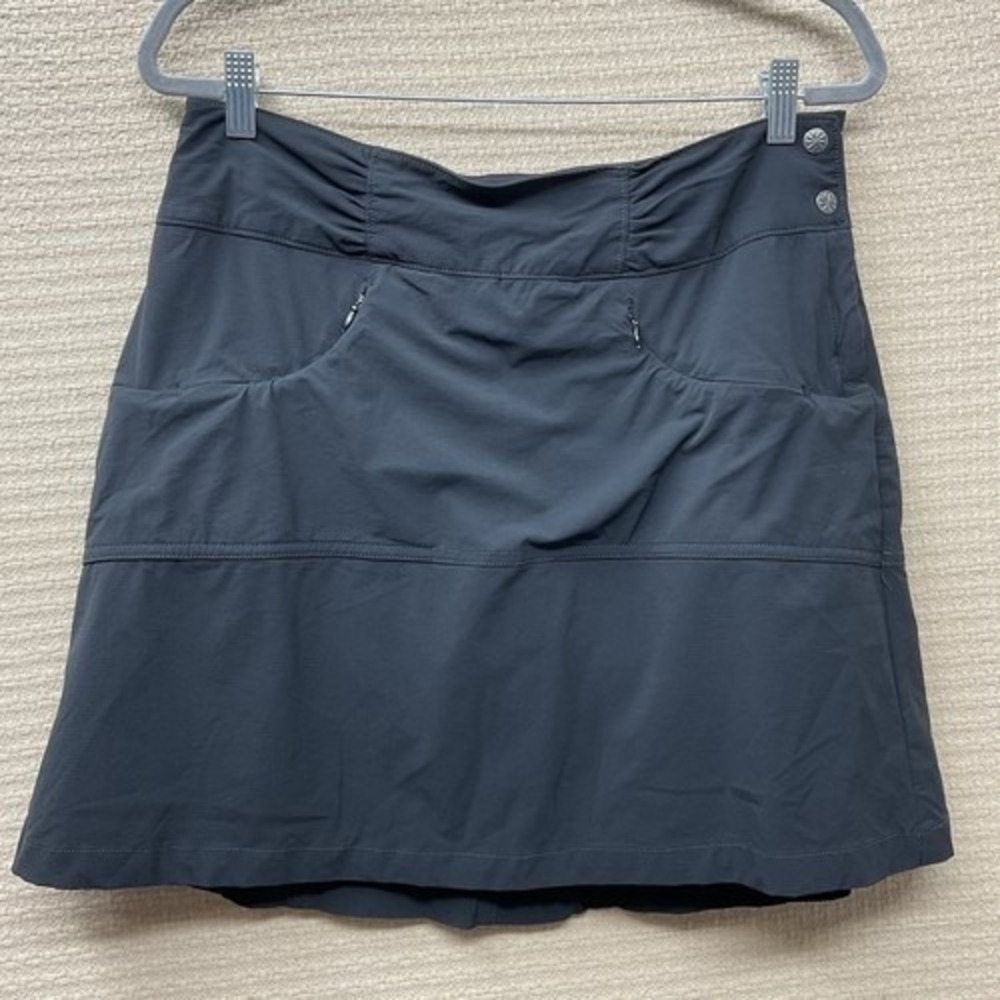 Athleta Hit The Trail Black Outdoor Activewear Skirt Skort Women 12 Vietnam